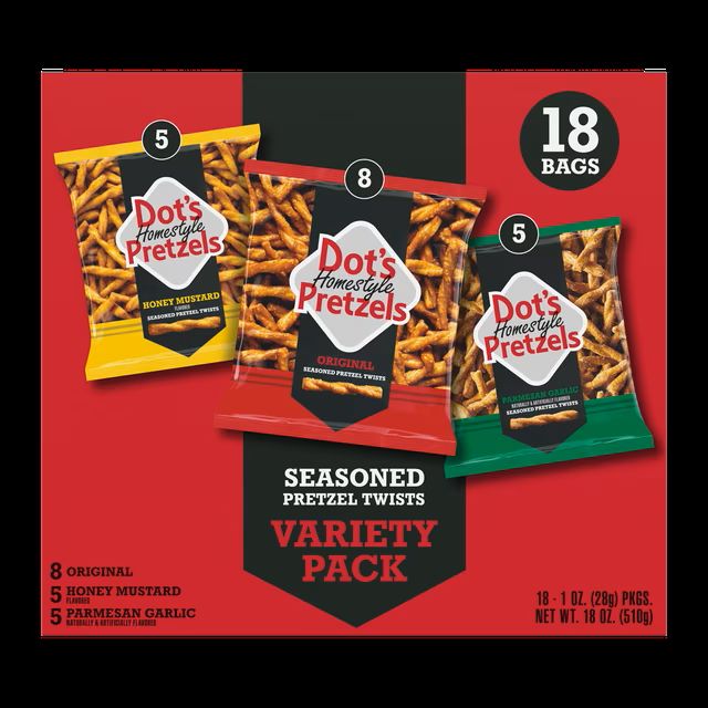 Dot’s Homestyle Pretzels 18ct Variety Pack Dot’s Homestyle Pretzels 18ct Variety Pack