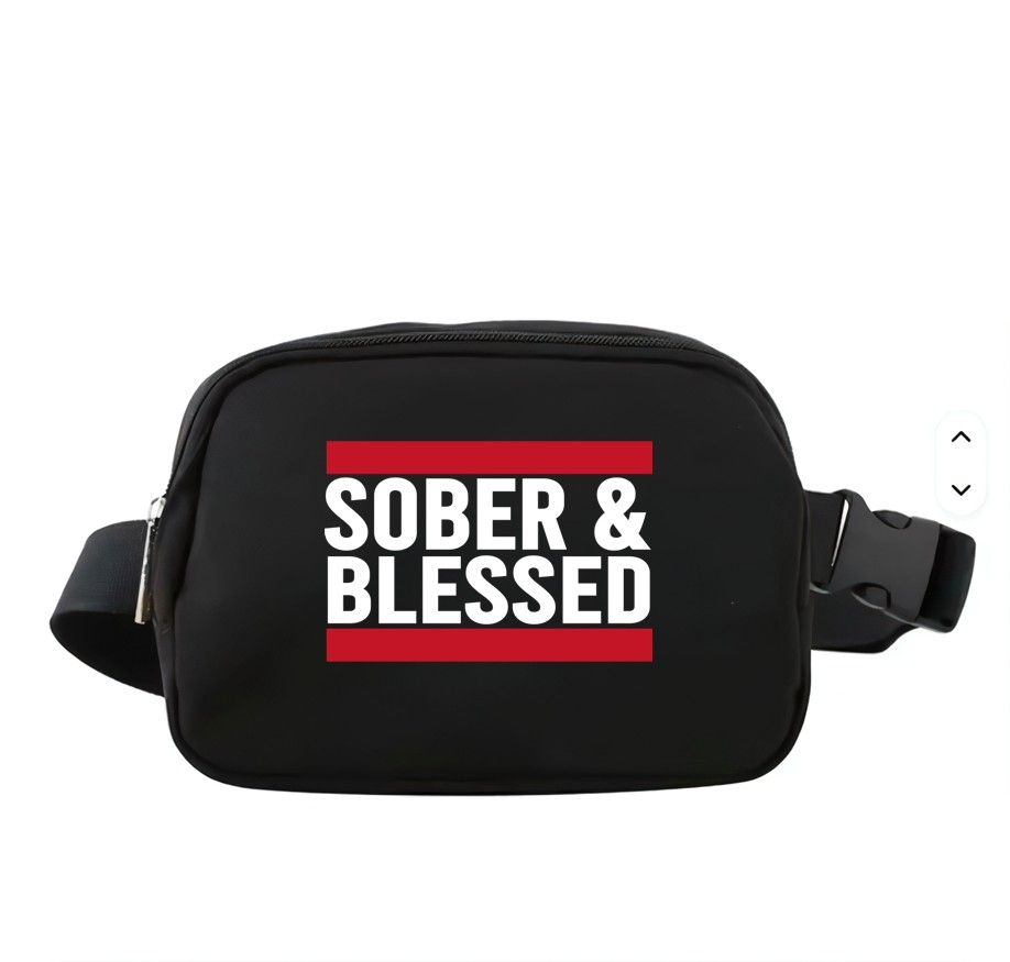 Sober and Blessed - Crossbody bag