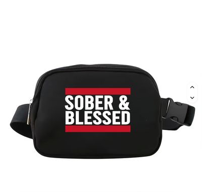 Sober and Blessed - Crossbody bag