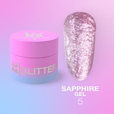 Sapphire Gel Glitter № 5 5ml