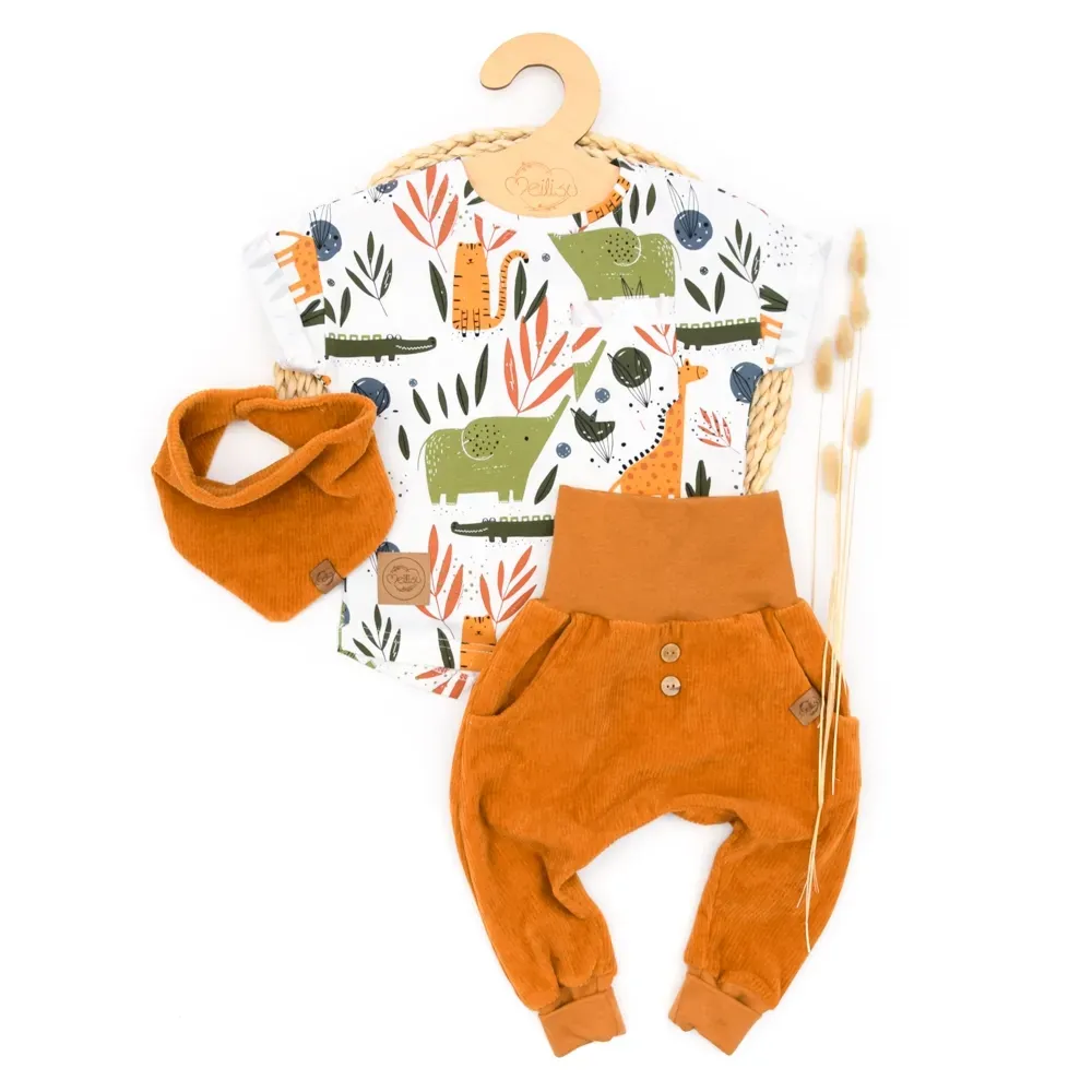 Set | Savanne | Shirt & Pumphose & Halstuch