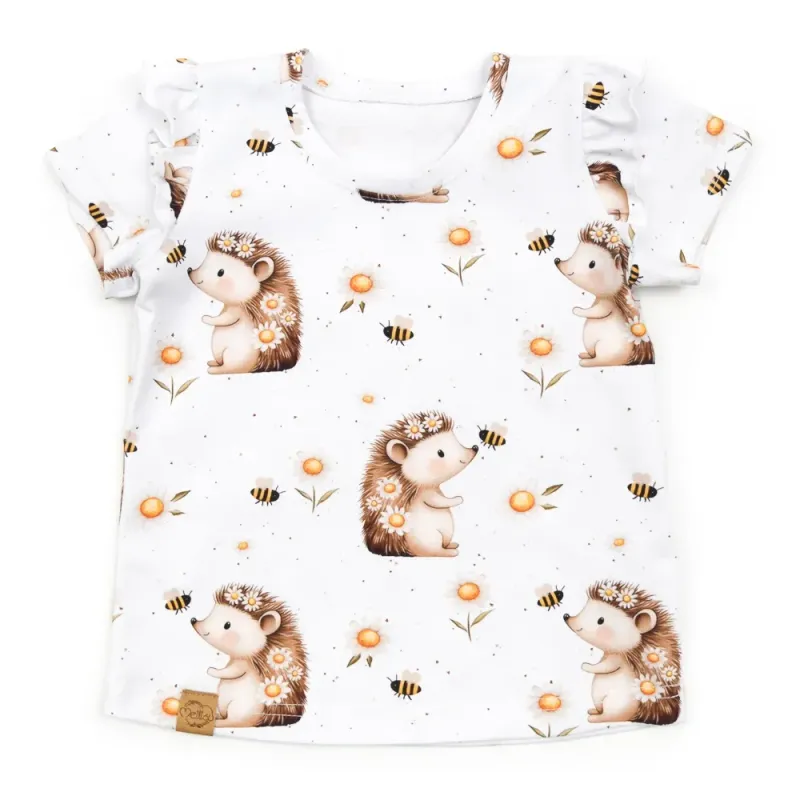T-Shirt mit Rüschen | Igel & Biene