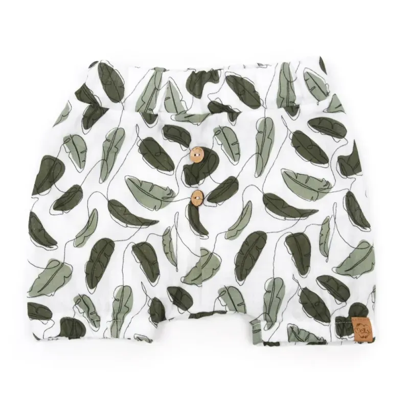 Shorts | Musselin | Leaves & Lines