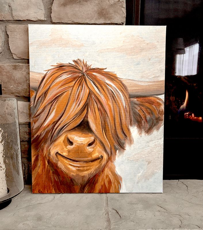 Happy Highland Cow - Apr 30th