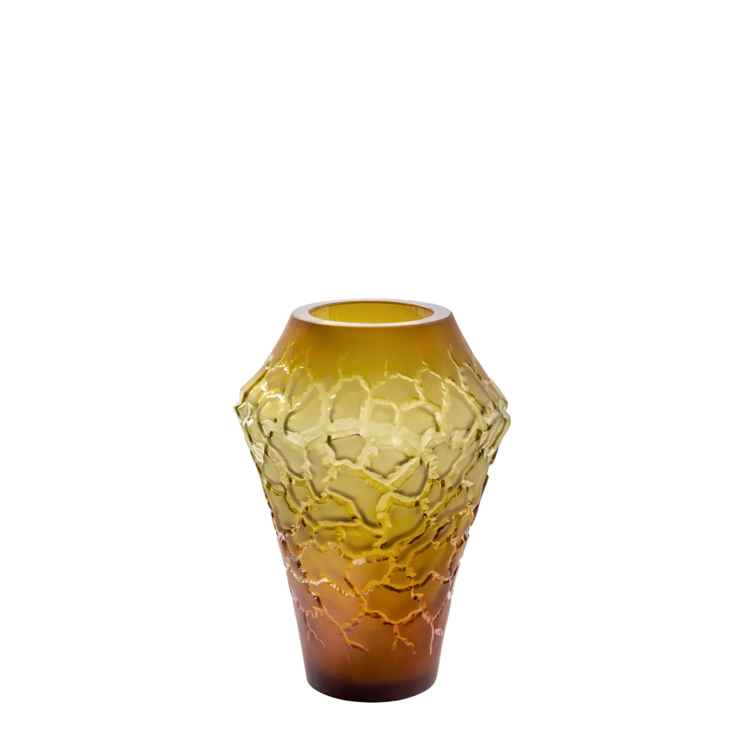LALIQUE CALDERA VASE L