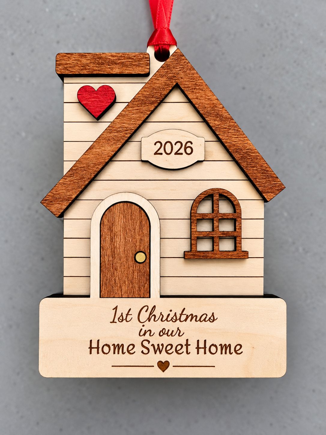 First Christmas in Our New Home Ornament – Personalized