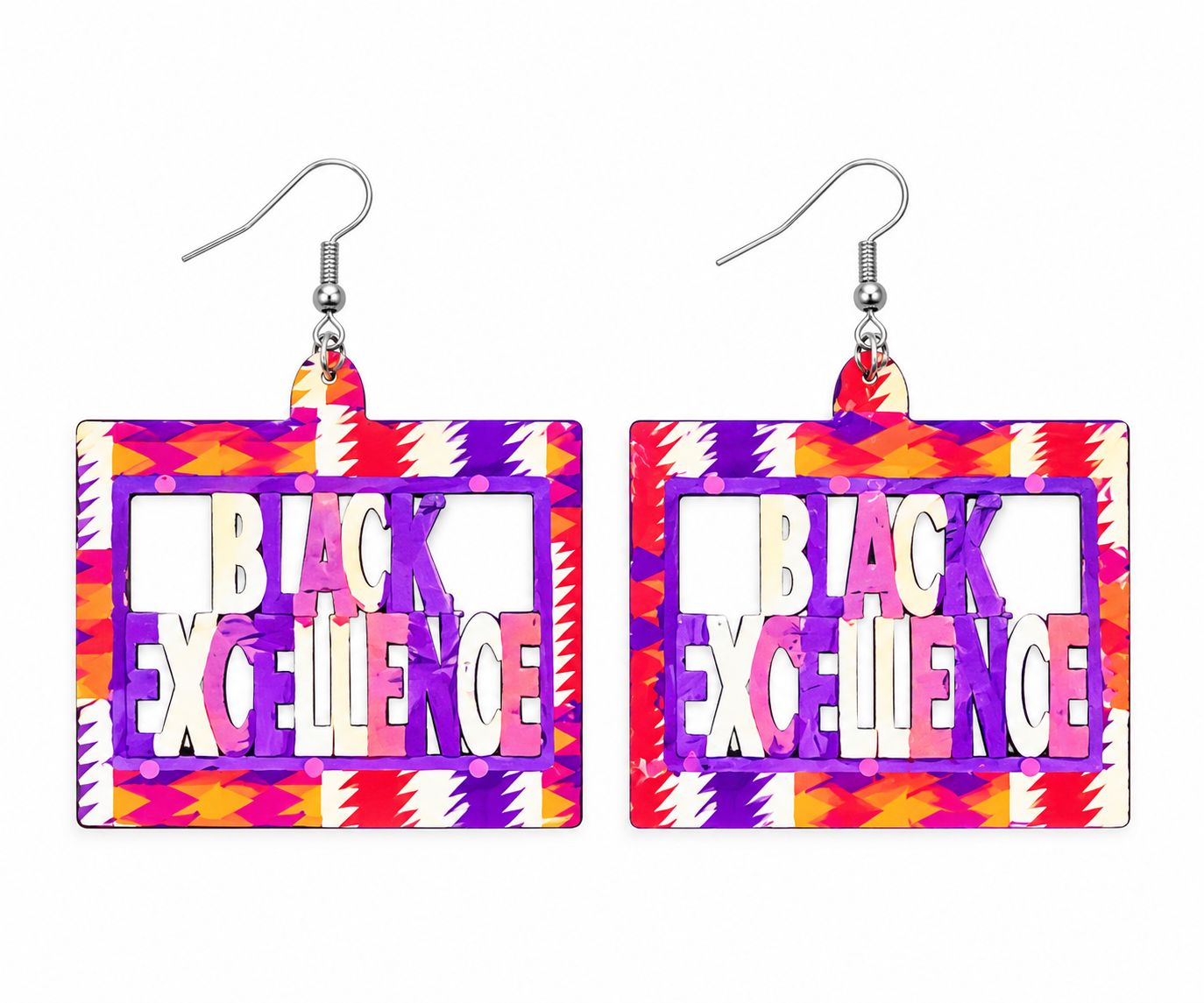 Black Excellence Earrings | Black Pride Jewelry