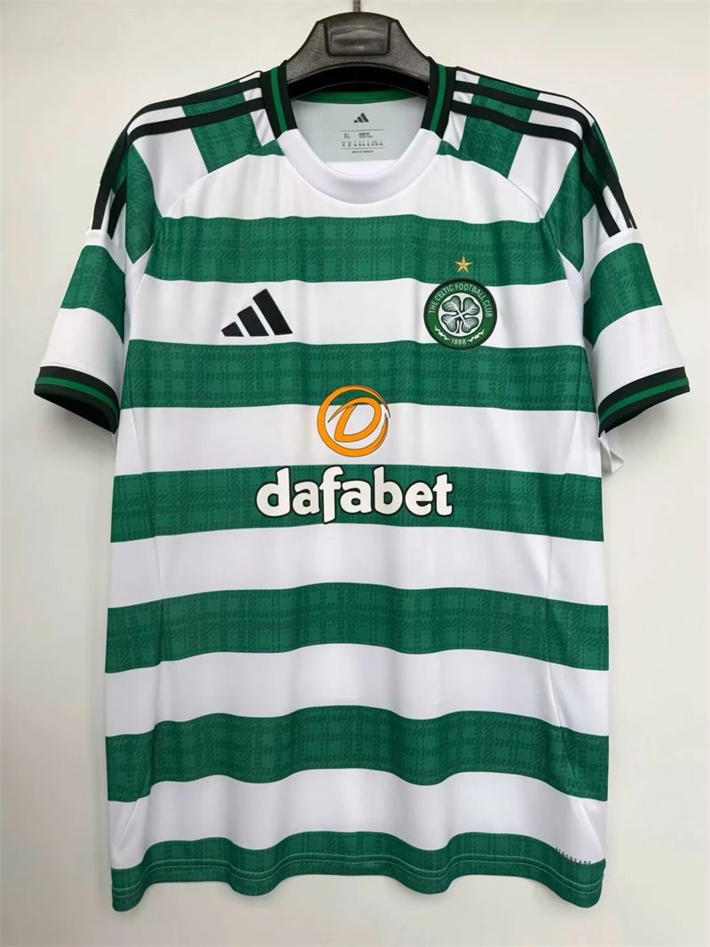 25-26 Celtic home soccer jerseys