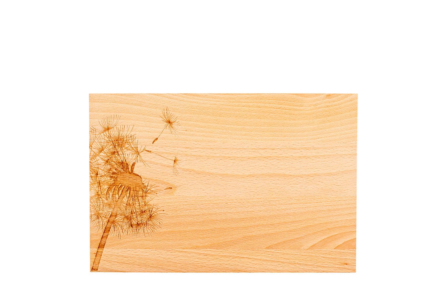 Holzbrett “Pusteblume”, 30 x 20 x 1.5 cm