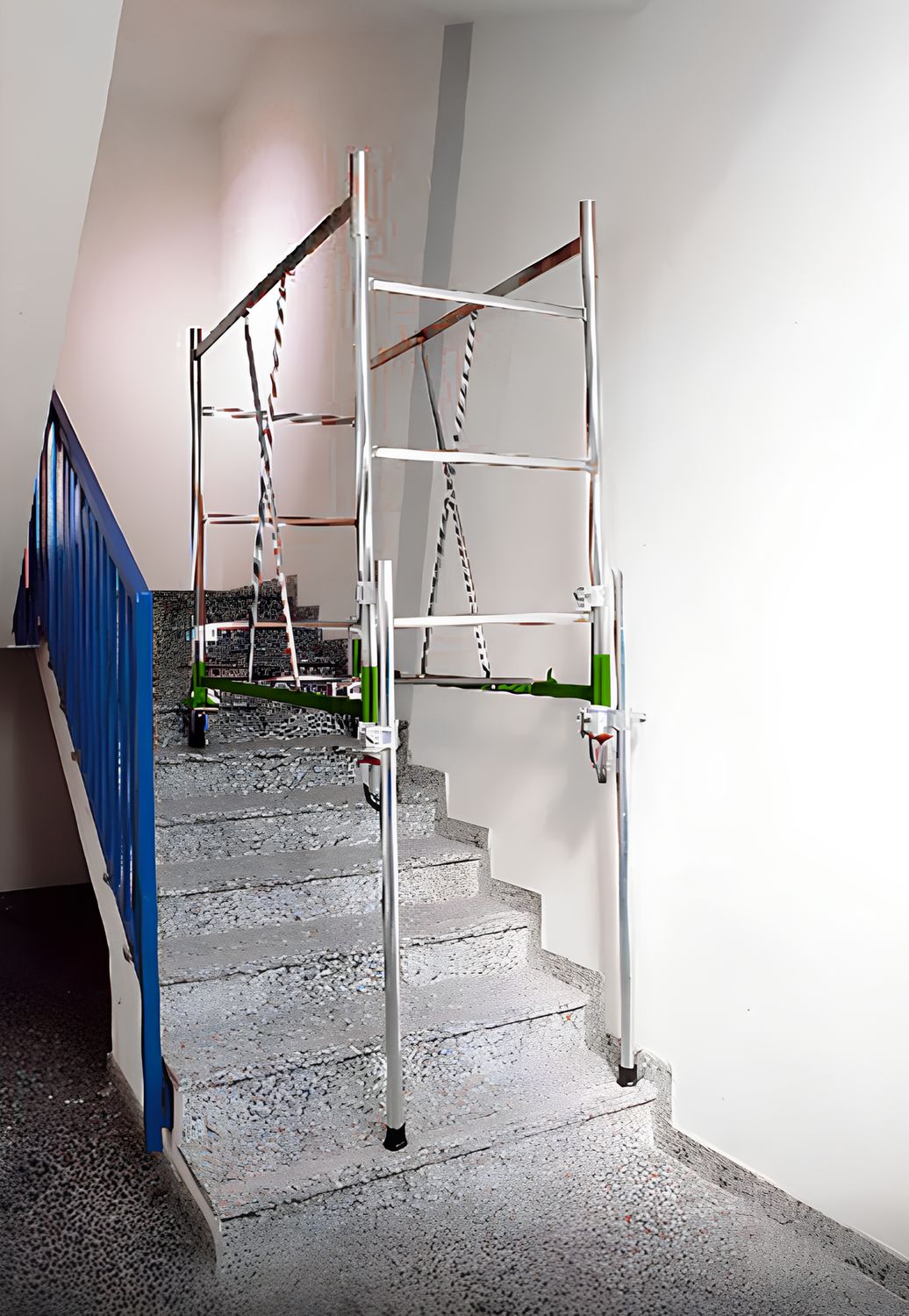 Set gambette regolabili  (4 pz) per scale max 1 mt trabattello CERVINO SVELT