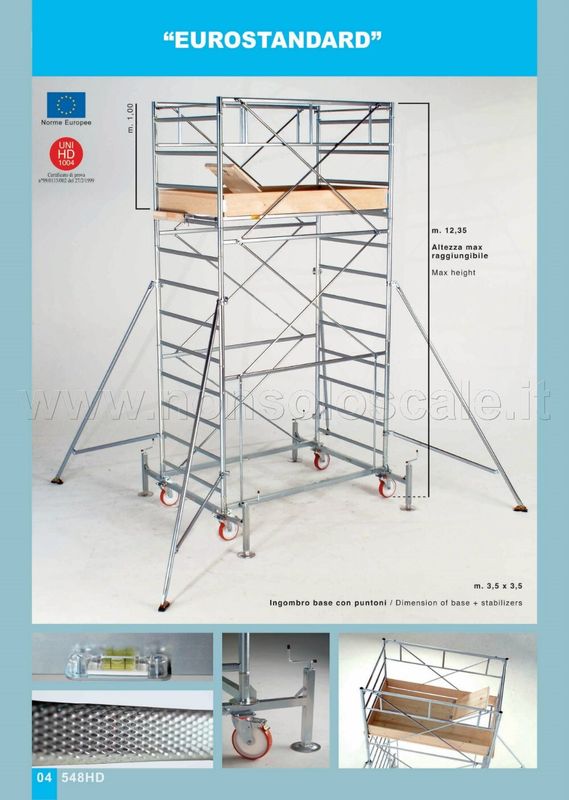 Telaio trabattello 548HD H m. 1,13   IPPIS