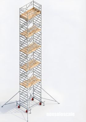 Trabattello in acciaio PROFESSIONALE  H MT 6,35 548HD EN1004   IPPIS