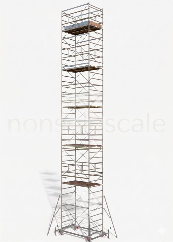 Trabattello ZETA STP D.Lgs.81/2008 acciaio zincato norma italiana ancoraggio obbligatorio montanti Ø50mm campata 1500mm piano CARPLY 1970x1060mm