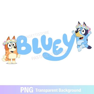 Bluey Bingo Logo PNG Image Clipart