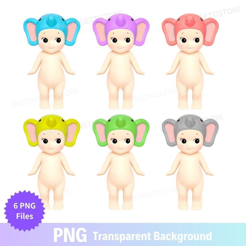 Sonny Angel Elephant PNG Image Clipart