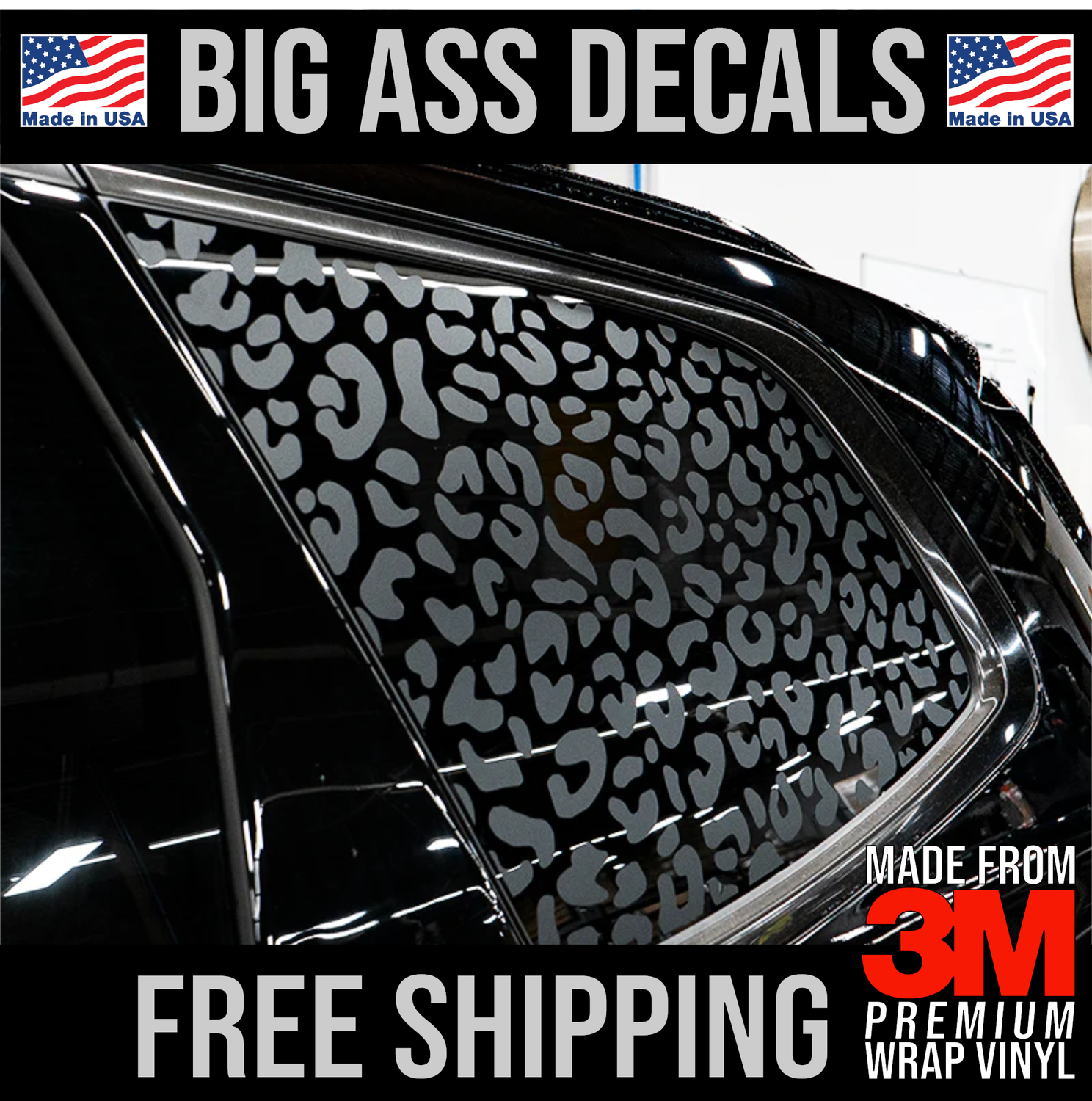 Cheetah Leopard Jaguar Print Vinyl Decal