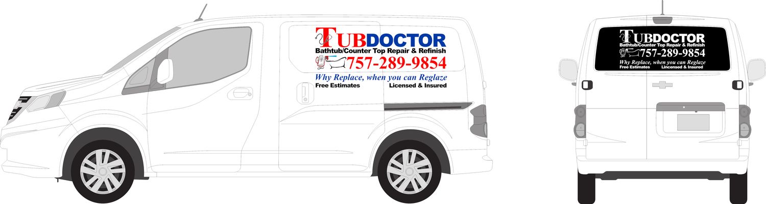 Tub Doctor NV200 Lettering Package