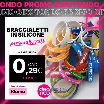 Braccialetti in Silicone Personalizzati