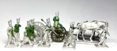 FA-112C French Line Foot Artillery in Greatcoat en Route