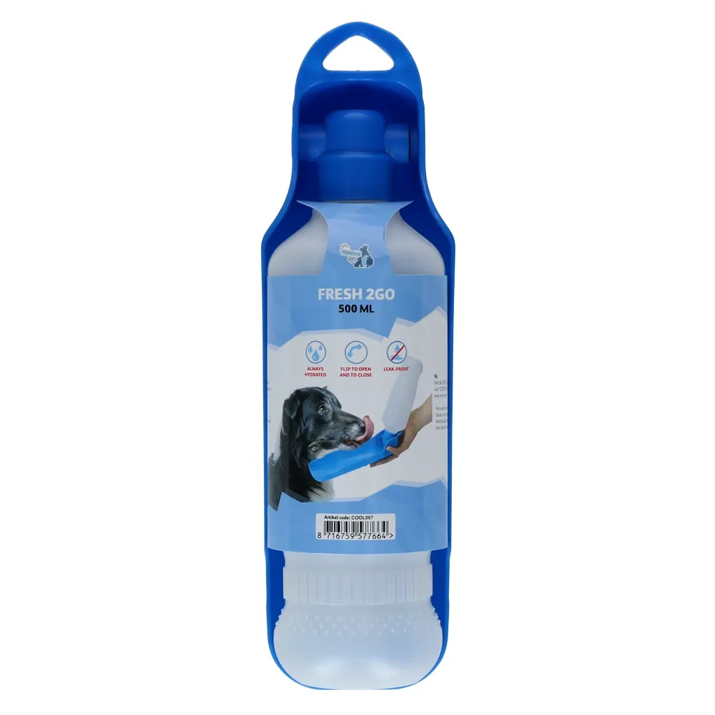 CoolPets Fresh 2GO 500 ml – Wasserflasche – Unterwegs – Praktisch