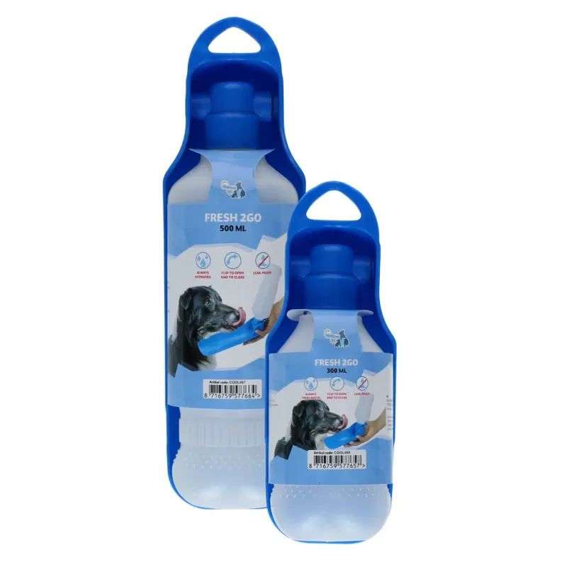 CoolPets Fresh 2GO 300 ml – Wasserflasche – Unterwegs – Praktisch