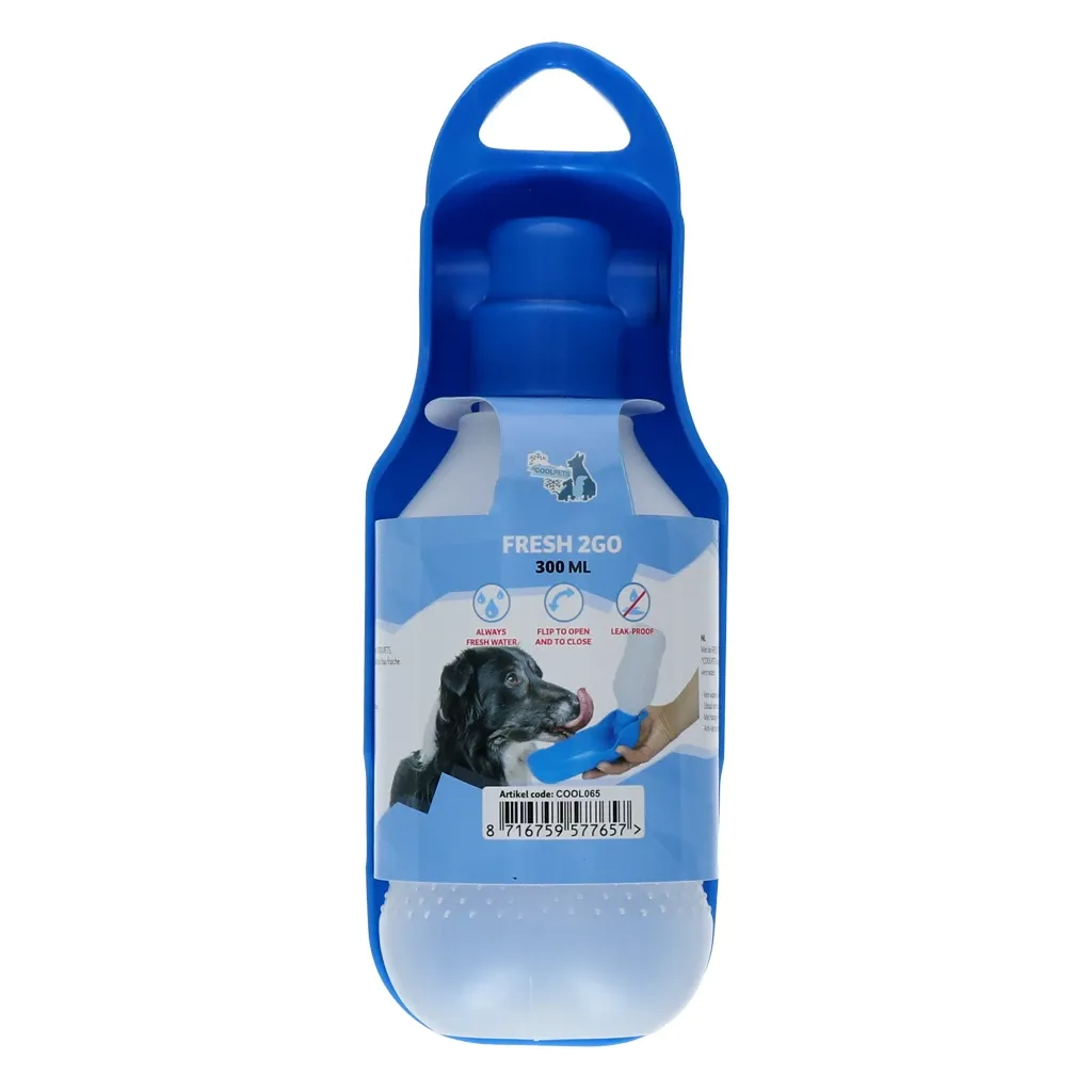 CoolPets Fresh 2GO 300 ml – Wasserflasche – Unterwegs – Praktisch