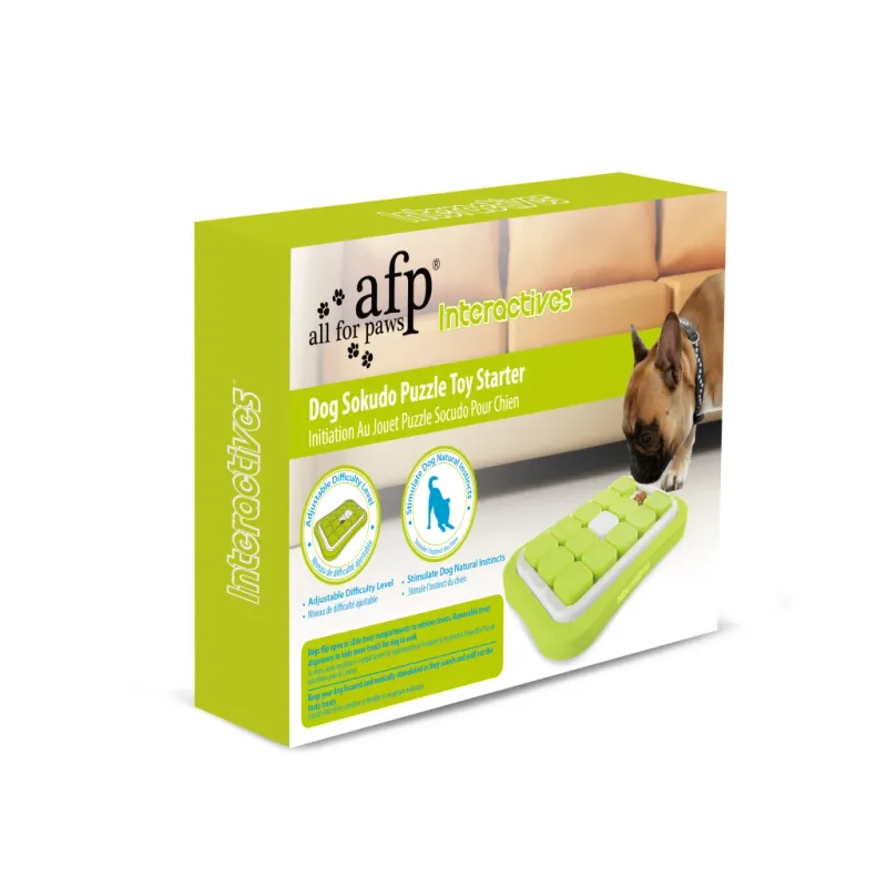 AFP Interactives Dog Sokudo Puzzle Toy Starter – Interaktives Hundespielzeug
