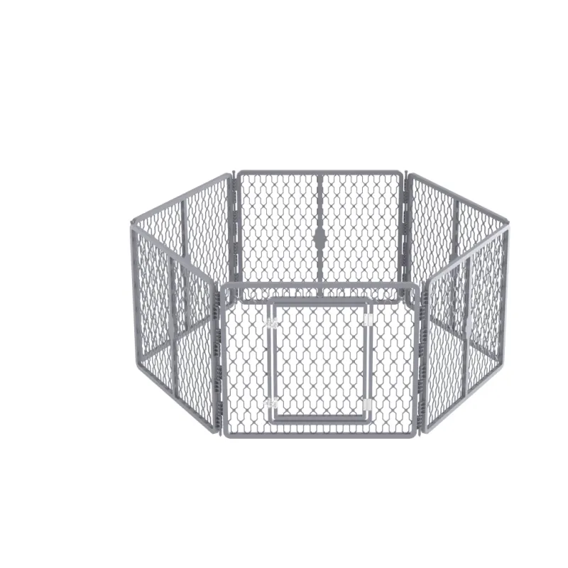 AFP Dog Play Pen 6 Panels – Welpenauslauf – Innen &amp; Aussen