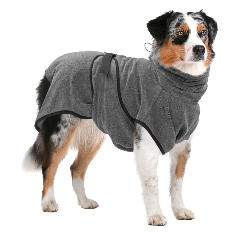 Royal Dry Bademantel für Hunde XL – Mikrofaser – Saugfähig