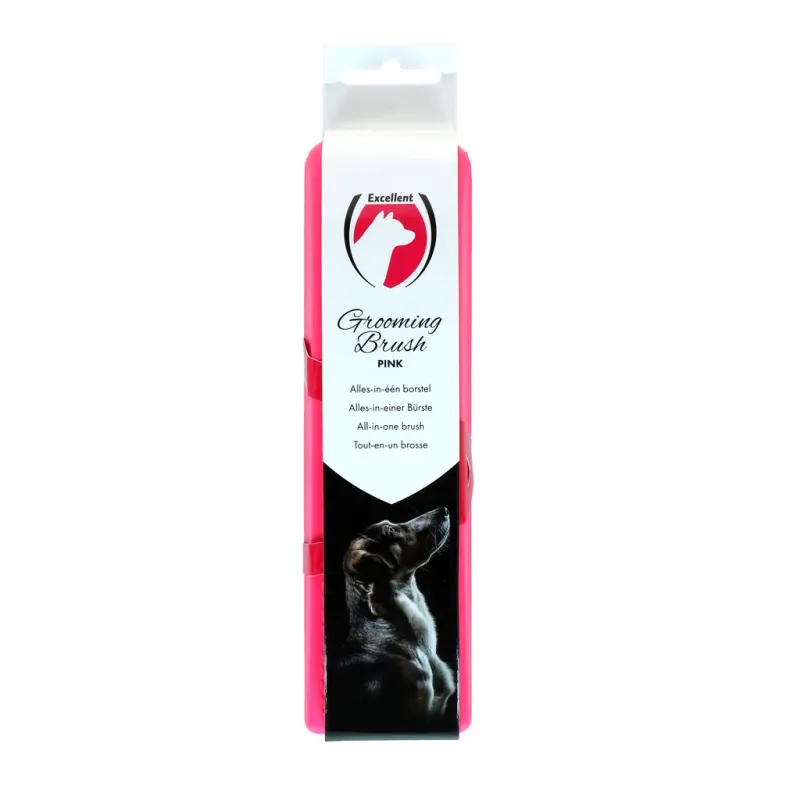 Excellent Pets Grooming Brush Medium Rosa – Fellpflege – Massage