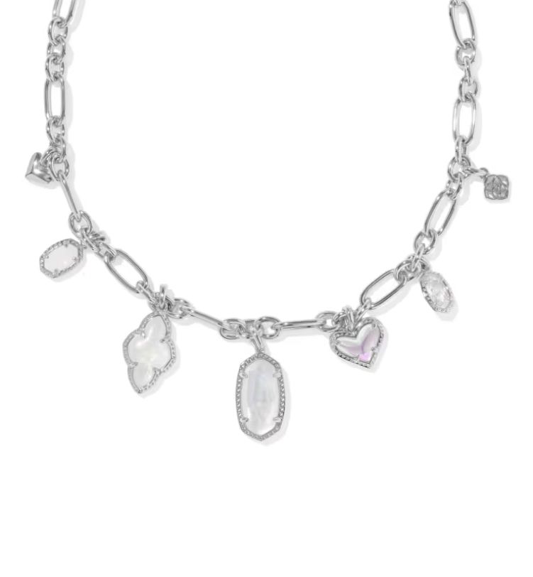 Kendra Scott Icon Charm Necklace, Silver