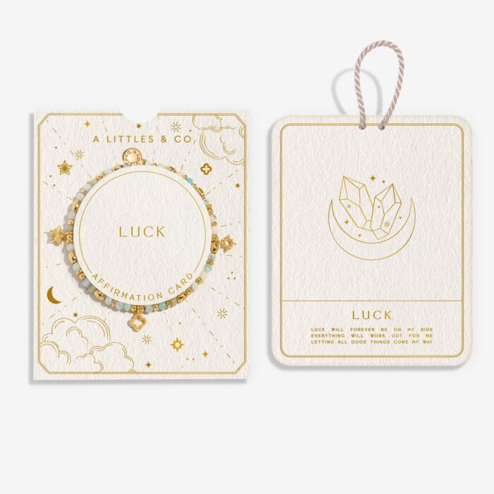 Affirmation Card 'Luck' Bracelet