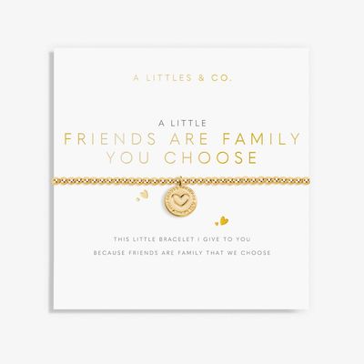 A Little 'Friends are Family You Choose' Bracelet