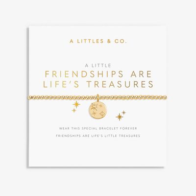 A Little 'Friendships are Life's Treasures' Bracelet