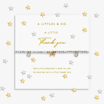 A Little Sparkle Confetti 'Thank You' Bracelet