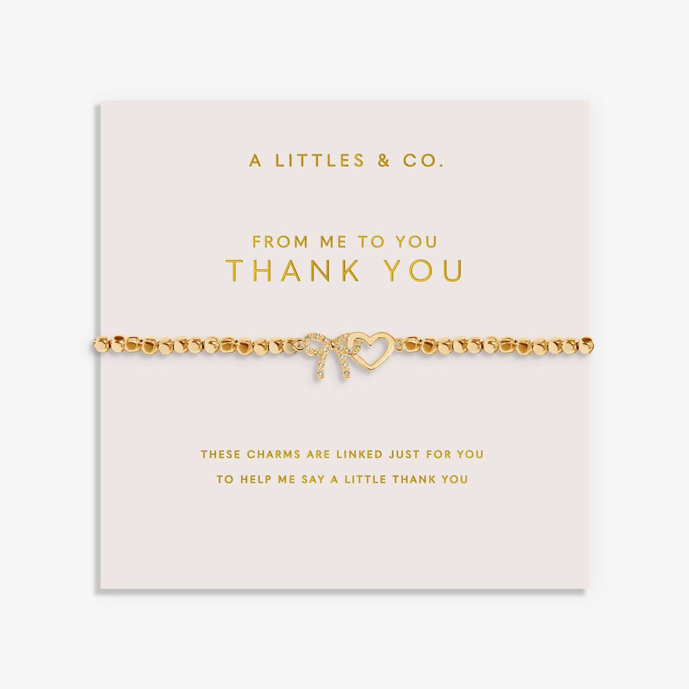 A Little 'From Me to You Thank You' Bracelet