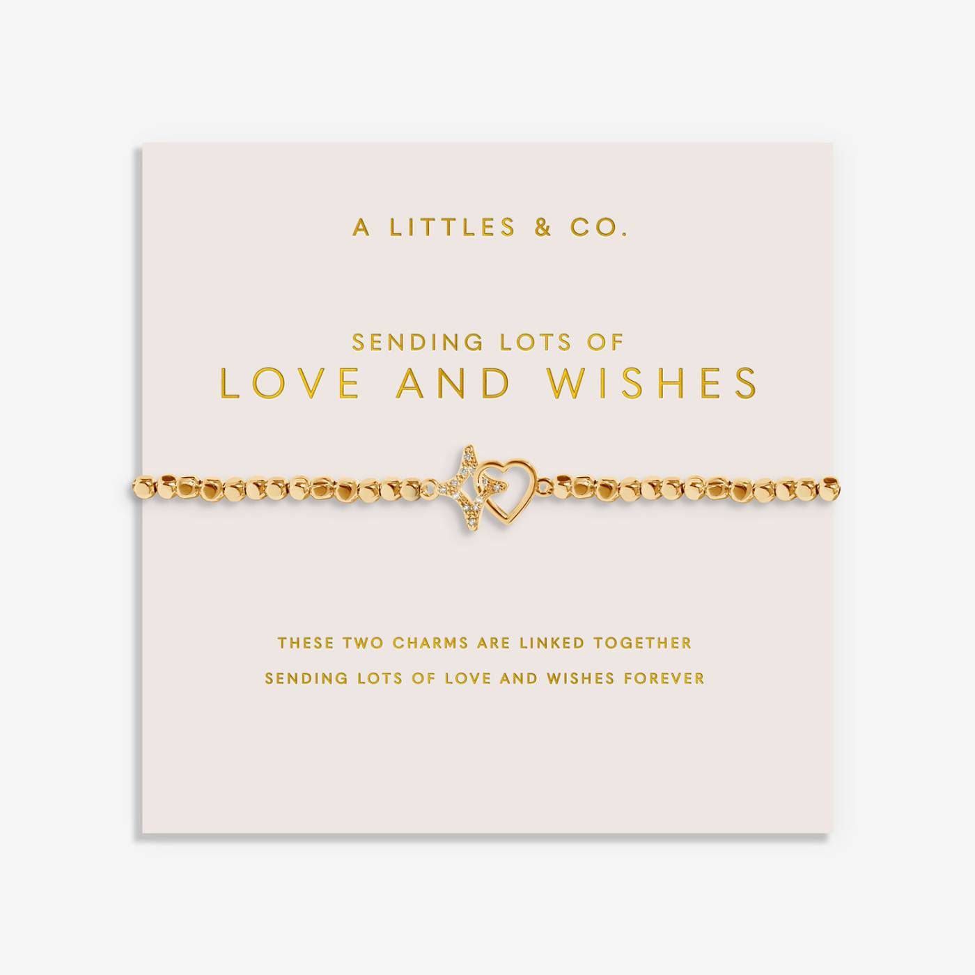 A Little 'Sending Lots of Love and Wishes' Bracelet