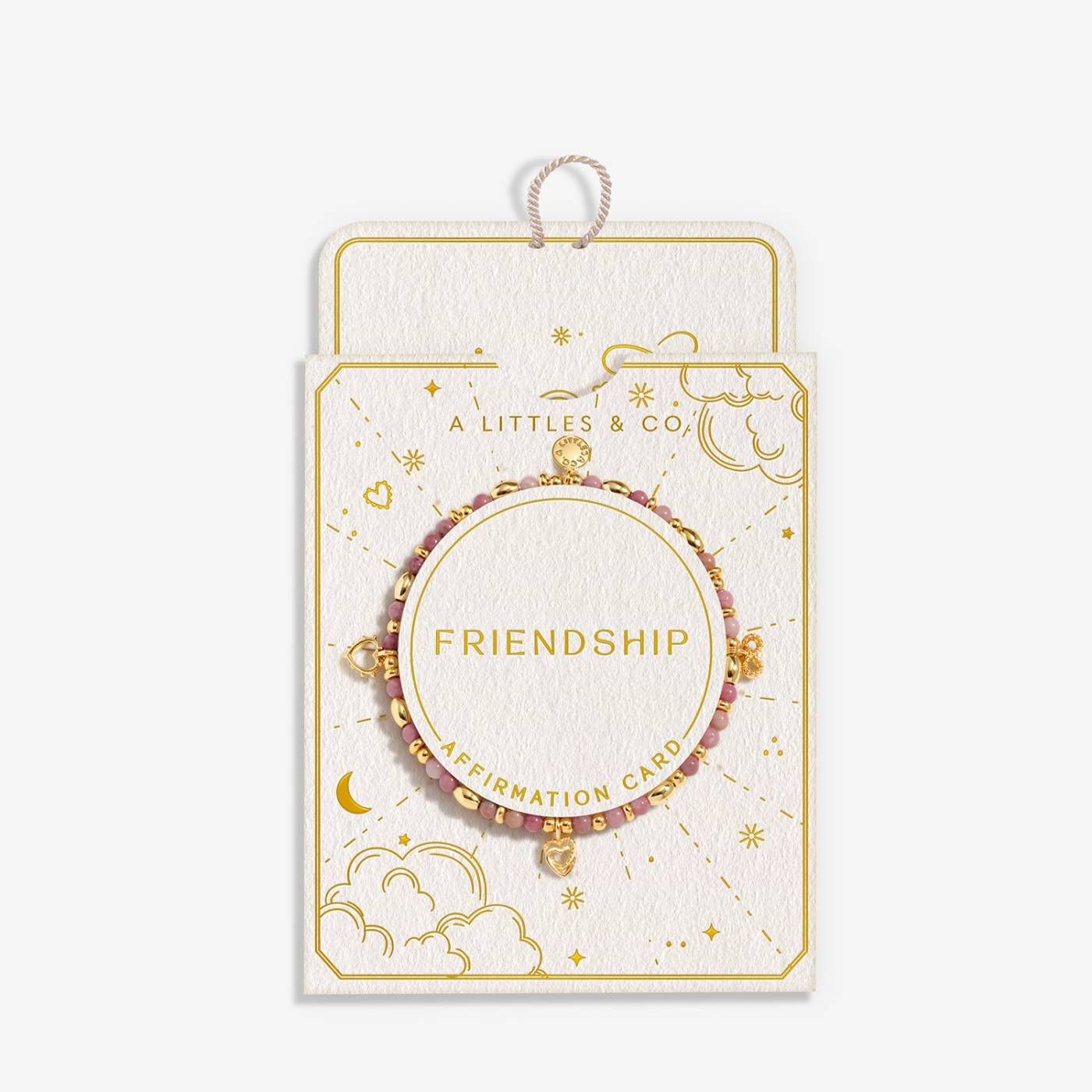 Affirmation Card 'Friendship' Bracelet