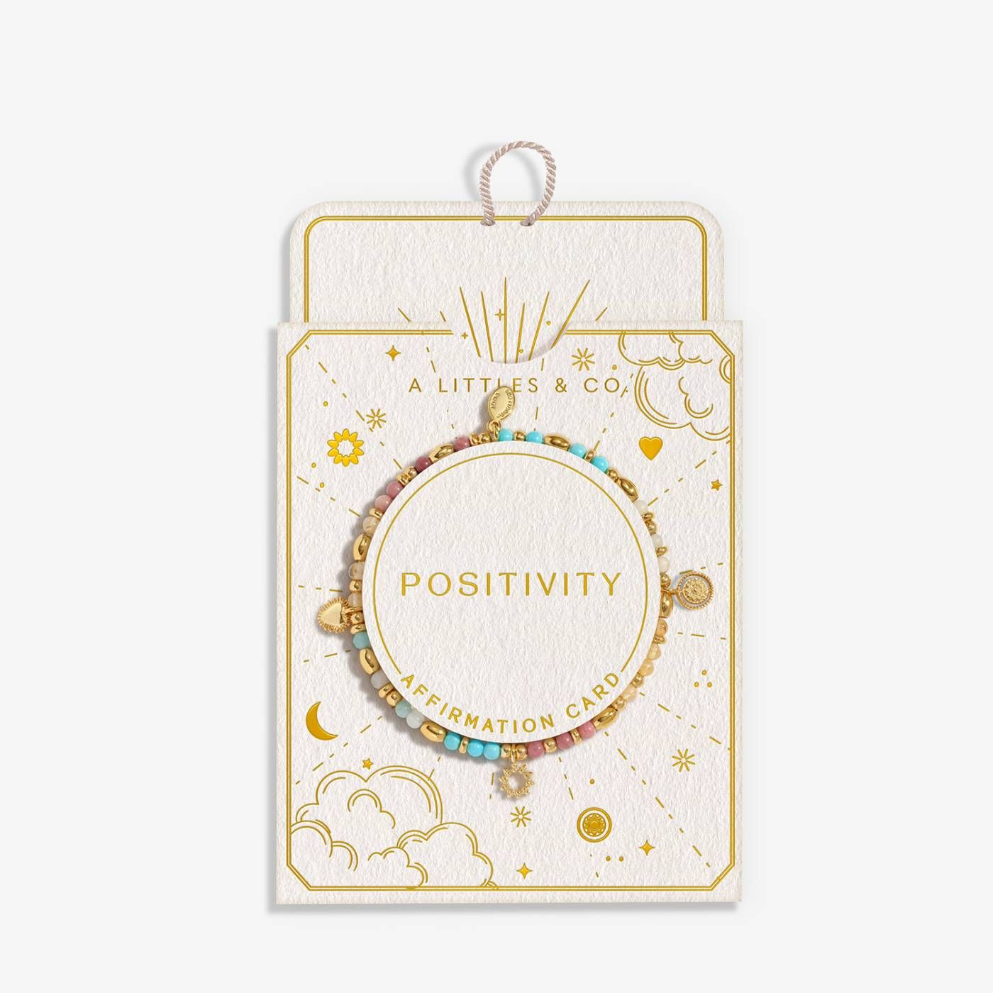 Affirmation Card 'Positivity' Bracelet
