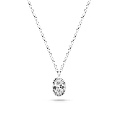 Sif Jakobs Sardinien Ovale Necklace (Silver)