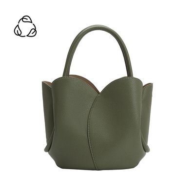 Tulip Top Handle Bag, Moss