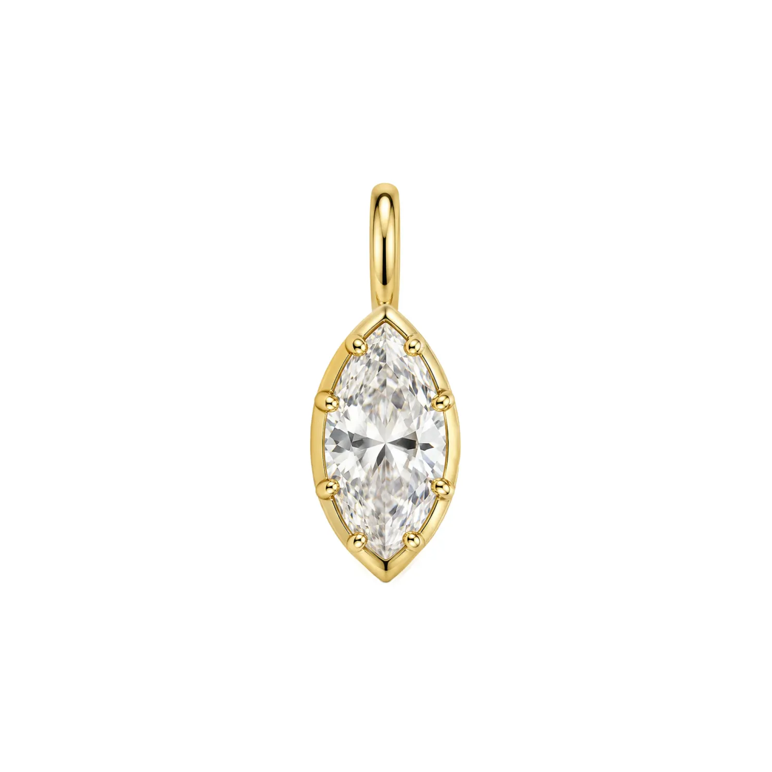 Kamaria Marquise Solitaire Pendant