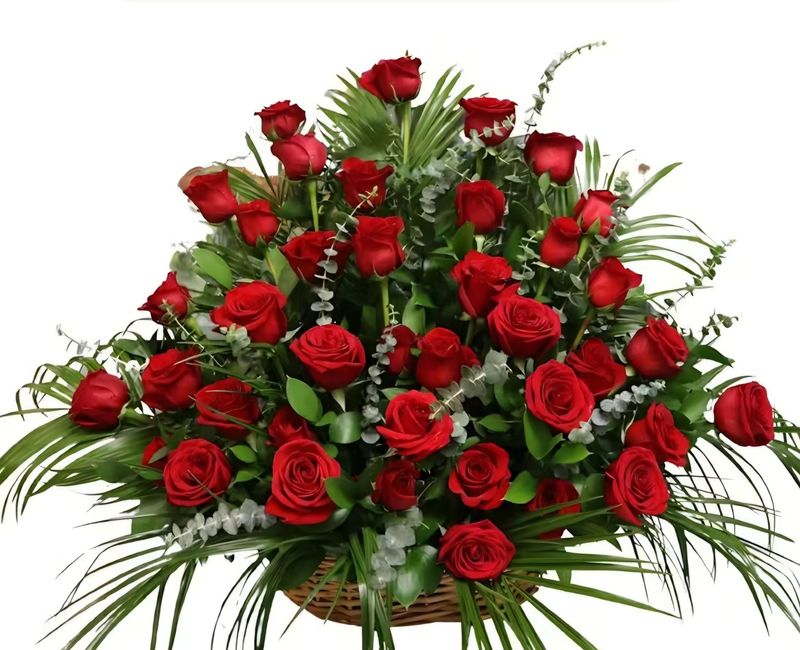 Sympathy Basket - Roses Sympathy Basket - Roses