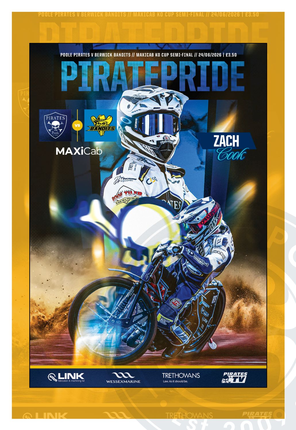Poole Pirates v Berwick Bandits - 24/06/26 Poole Pirates v Berwick Bandits - 24/06/26