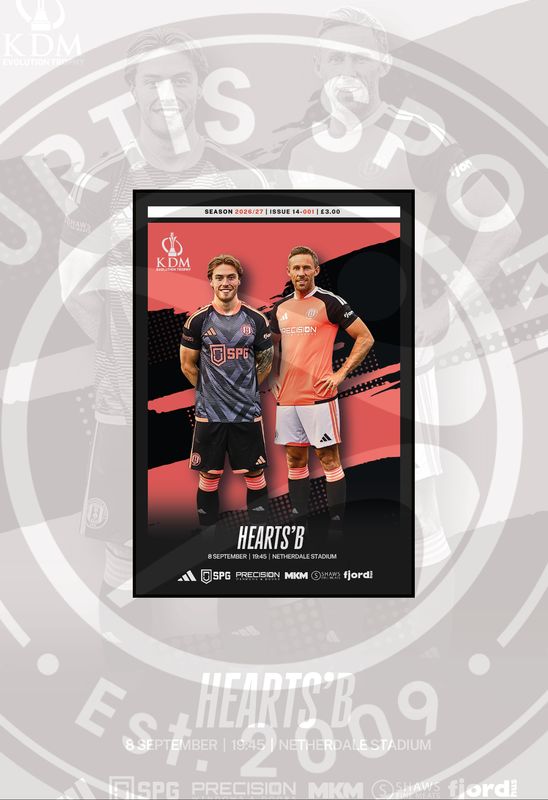 Gala Fairydean Rovers v Hearts B - 08/09/26