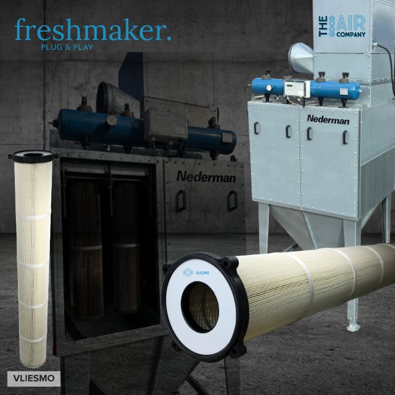Cartridge air filter, suitable for Nederman CA100-40F, 6554138 Cartridge air filter, suitable for Nederman CA100-40F, 6554138