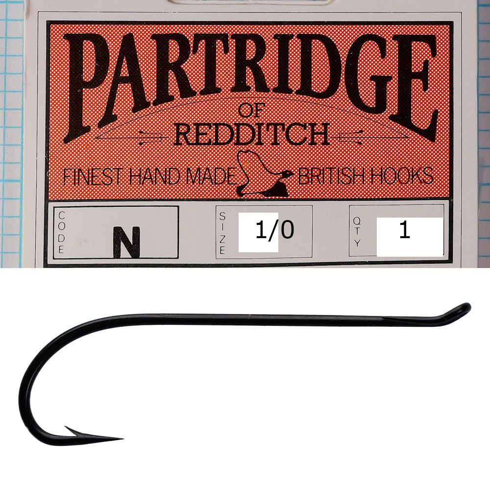 Partridge N, Size 1/0 (1 Hook)
