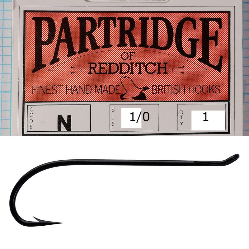 Partridge N, Size 1/0 (1 Hook)