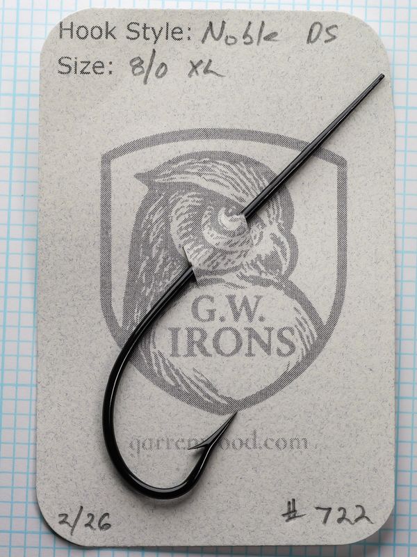 Noble DS 8/0 XL Hook - #722