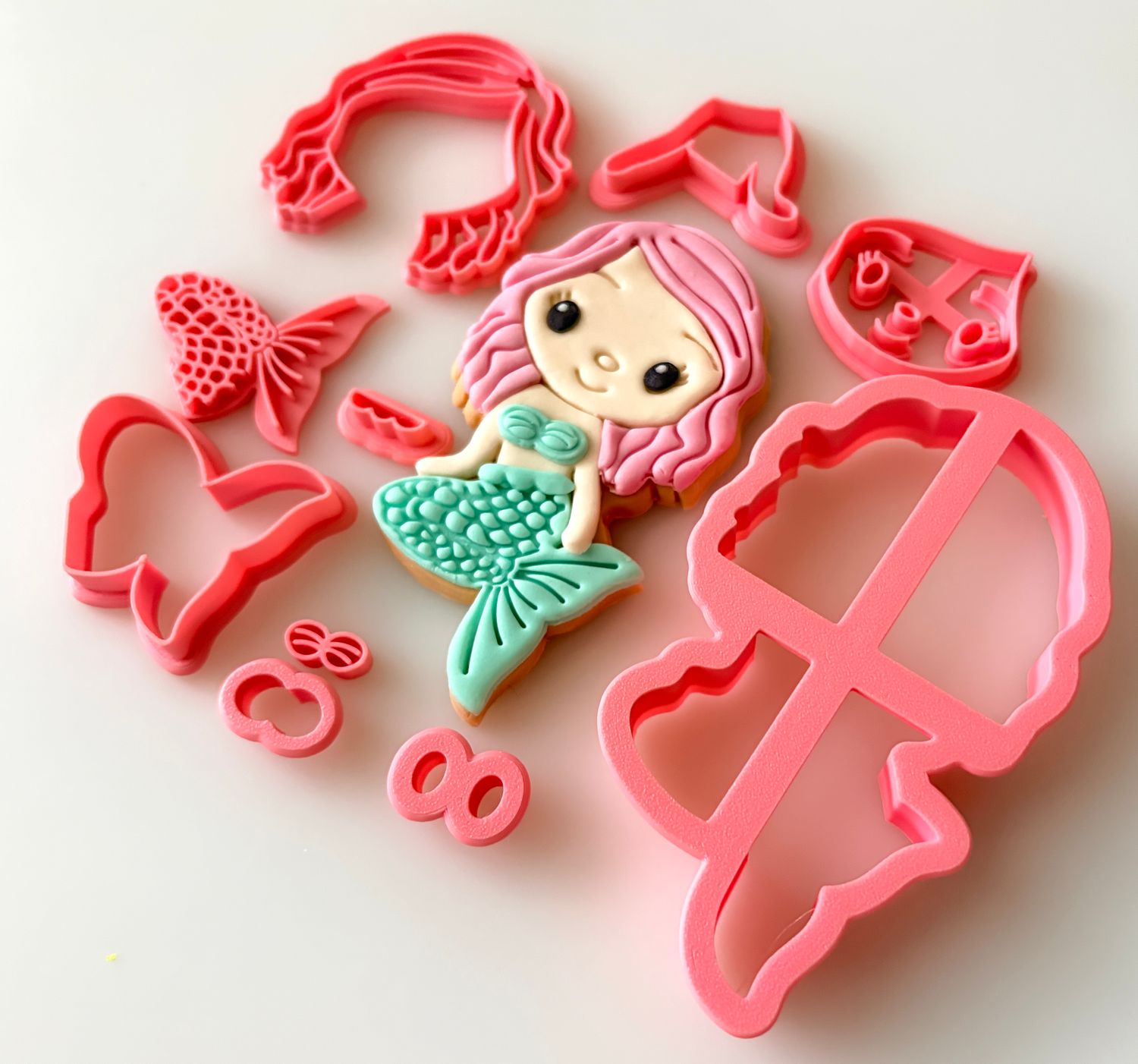 CBS Σετ 10 τμχ κουπάτ MERMAID Κουπάτ Γοργόνα